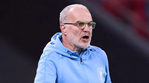 Marcelo Bielsa, entrenador de la Selección de Uruguay.