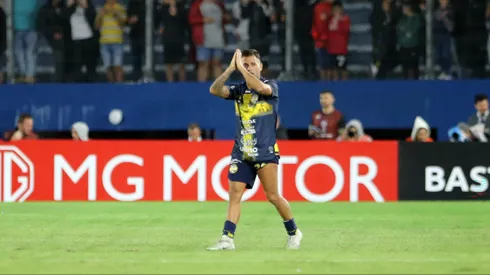 El jugador de Trinidense pidió perdón a los hinchas de Boca tras gritar el gol de Trinidense.