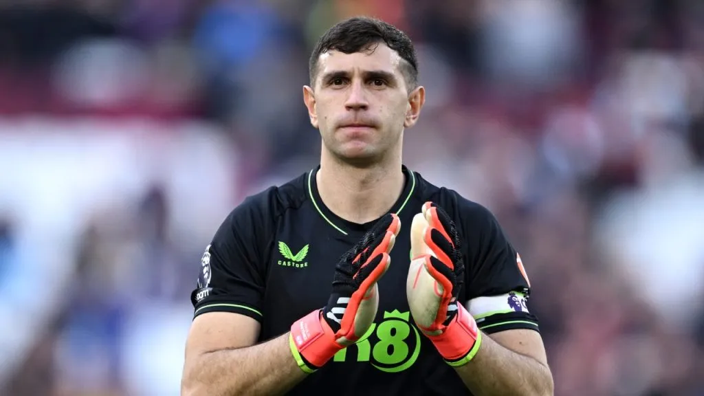 Dibu Martínez, arquero de Aston Villa y la Selección Argentina.