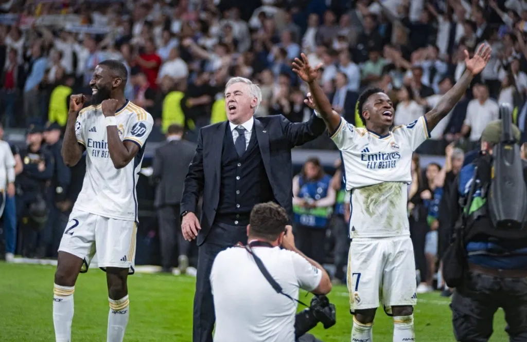 Vinicius y Real Madrid festejan el pase a la final de la Champions: IMAGO