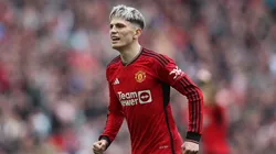 Alejandro Garnacho en acción.