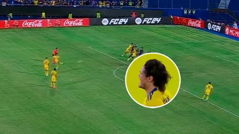 Cavani y un golazo de tiro libre ante Sportivo Trinidense.