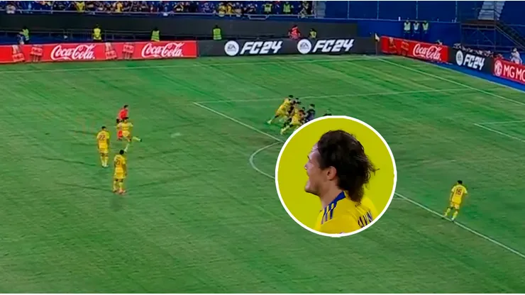 Cavani y un golazo de tiro libre ante Sportivo Trinidense.
