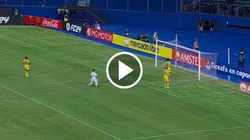 El gol de Trinidense ante Boca.