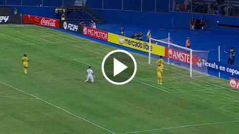 El gol de Trinidense ante Boca.