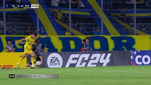 VIDEO | El penal por mano que no le cobraron a Boca contra Sportivo Trinidense