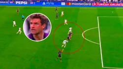 Bayern pudo anotar el 2-2, pero el gol fue anulado.