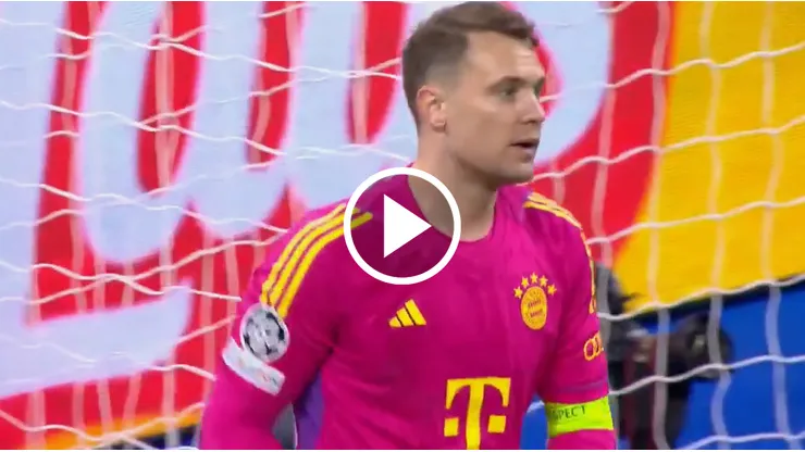 El error de Neuer en el primer gol del Real Madrid contra el Bayern Múnich