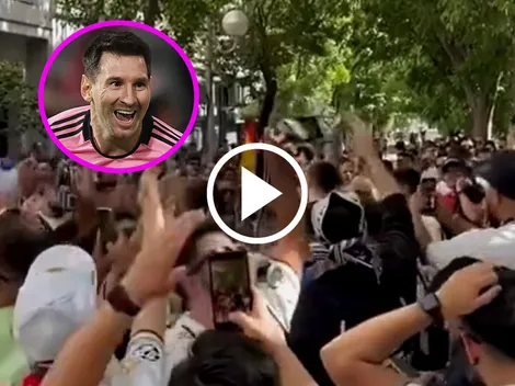Hinchas de Real Madrid insultaron a Messi en la previa de la Champions