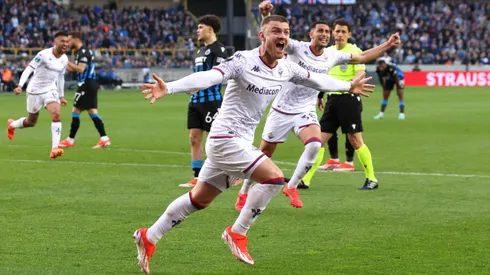 El festejo de Lucas Beltrán.