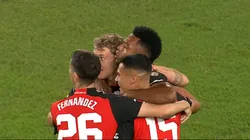 VIDEO | Desde el vestuario: el golazo de Borja para que River le gane a Nacional por la Copa Libertadores