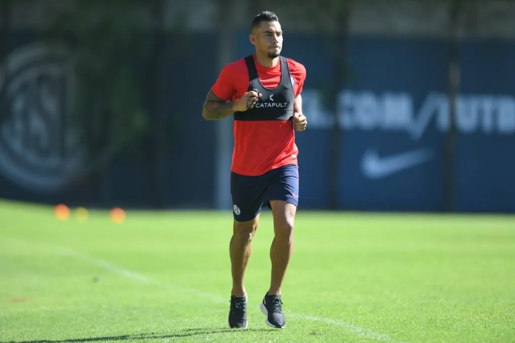 Yeison Gordillo durante su etapa en el club del Bajo Flores. (Foto: Prensa San Lorenzo)