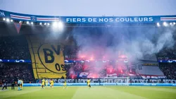 La Bandera de PSG sobre Borussia Dortmund