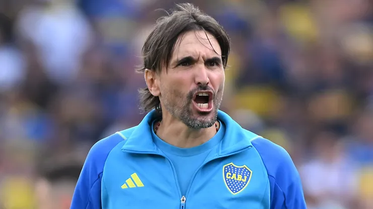Diego Martínez, el DT de Boca.
