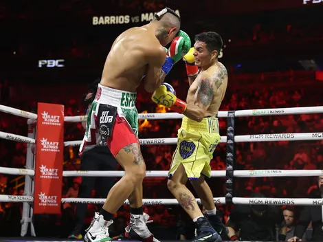 TNT Maidana y un look a puro Boca en su combate con Barrios en Las Vegas
