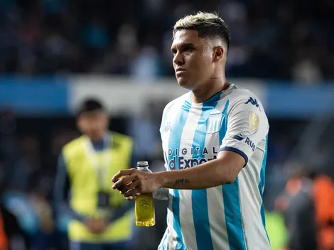 Malas noticias para Racing: Juanfer se lesionó y es baja para enfrentar a Bragantino