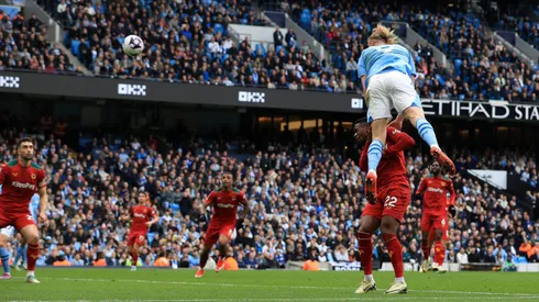 VIDEO | Monumental salto de Erling Haaland para el gol del Manchester City