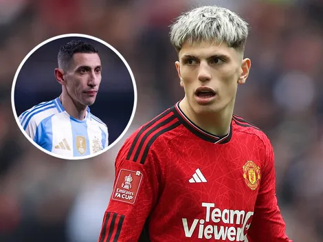 A Di María lo decepcionó: el técnico que interesa a Manchester United preocupa a Alejandro Garnacho