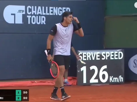 El insólito punto que perdió Federico Coria por culpa de un pájaro: "Me venía un dragón"