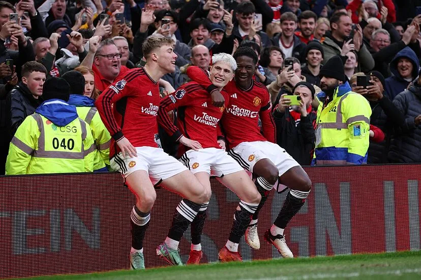 Garnacho, Hojlund y Mainoo, los jugadores a partir de los cuales el United piensa armar su nuevo plantel.