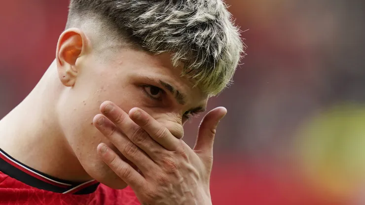 Garnacho y una situación que lo afecta en el Manchester United