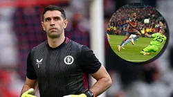 Dibu Martínez, más extrañado que nunca por la prensa inglesa.