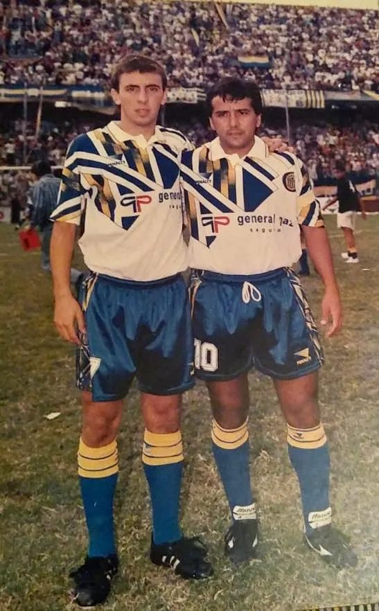 Colusso con Omar Palma. (Foto: Gentileza Chiri Colusso).