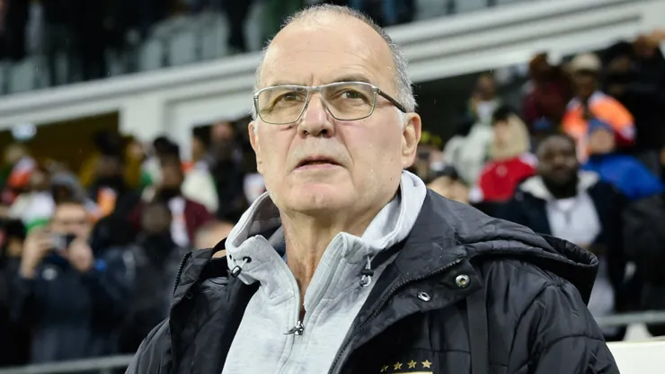 Marcelo Bielsa, entrenador de la Selección de Uruguay.