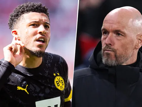 Erik ten Hag tuvo que rendirse ante la actuación de Jadon Sancho