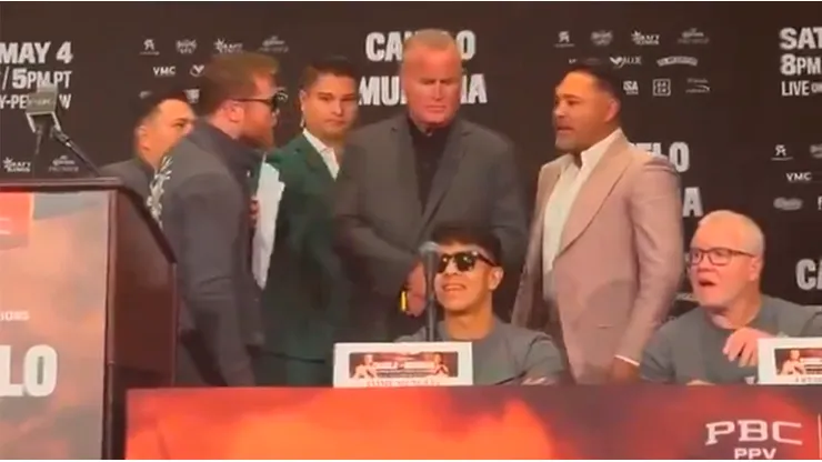 Canelo y de la Hoya.