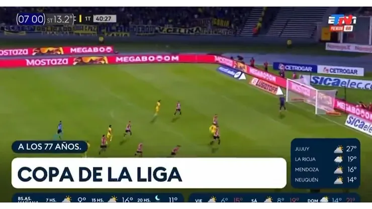 Otro error de TN al informar sobre la derrota de Boca.