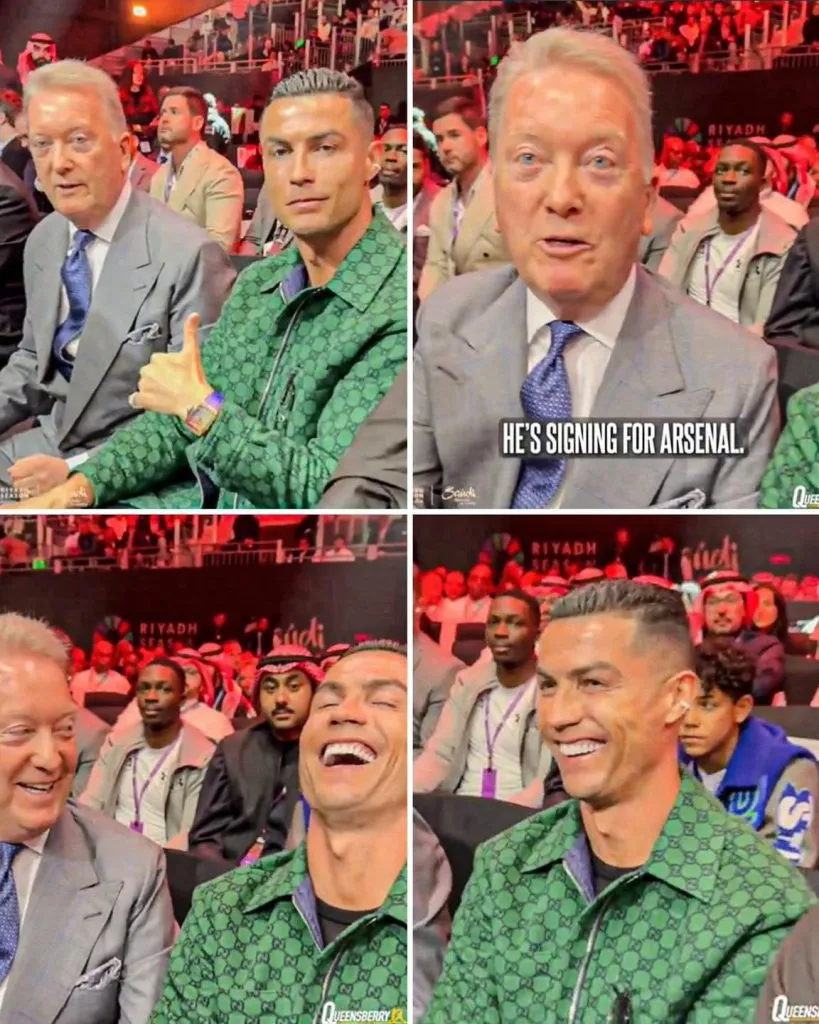 Frank Warren tentó en persona a Cristiano Ronaldo para llevarlo al Arsenal.