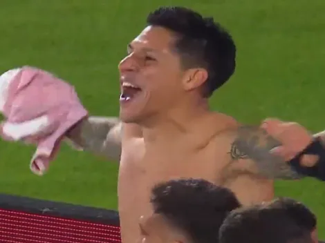 Los picantes posteos del hijo de Enzo Pérez con cargadas a Boca