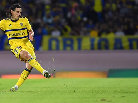La chicana de Estudiantes a Edinson Cavani tras la eliminación de Boca
