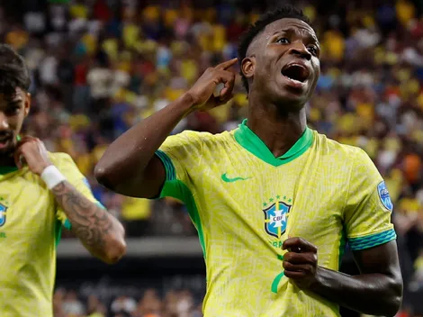 El show de Vinícius ante Paraguay: bicicleta, goles, dedicatoria a sus críticos y a Neymar y pelea contra Villasanti