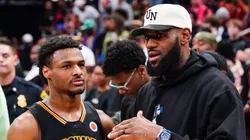 LeBron y Bronny James compartirán equipo.
