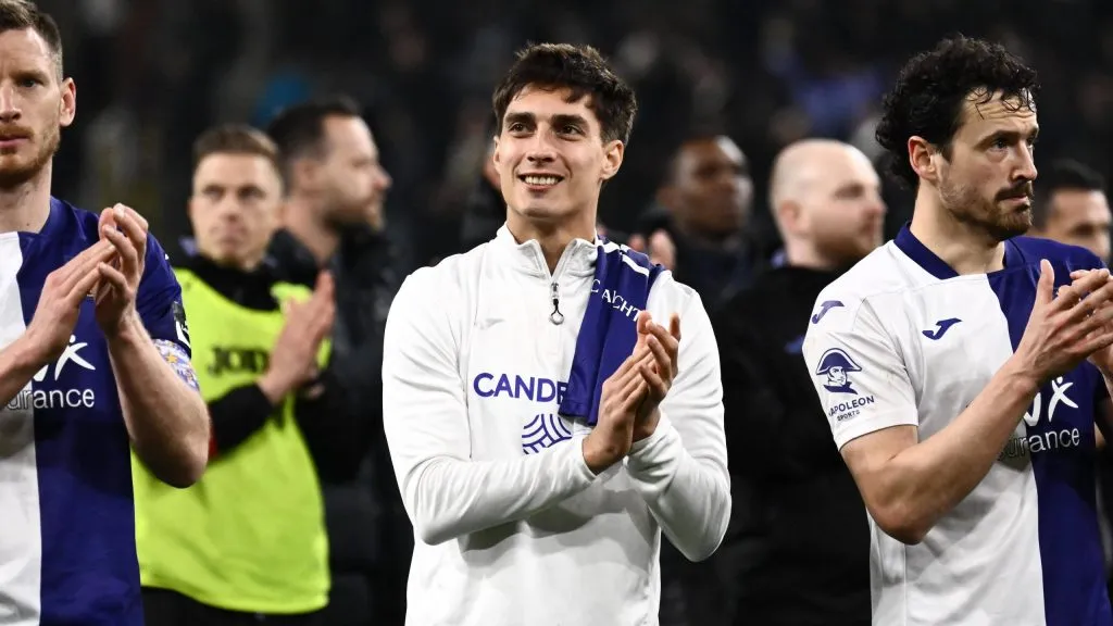 Federico Gattoni durante su paso por Anderlecht.