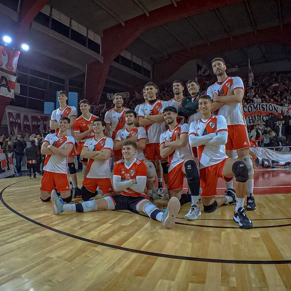 Modo Oso tras la victoria ante Boca. (Foto: @RiverClub1901).