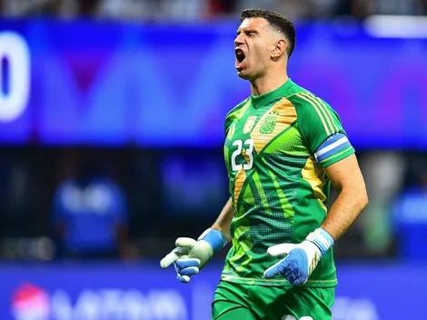 El insulto de Dibu Martínez de cara a los hinchas de Chile tras el gol de Argentina