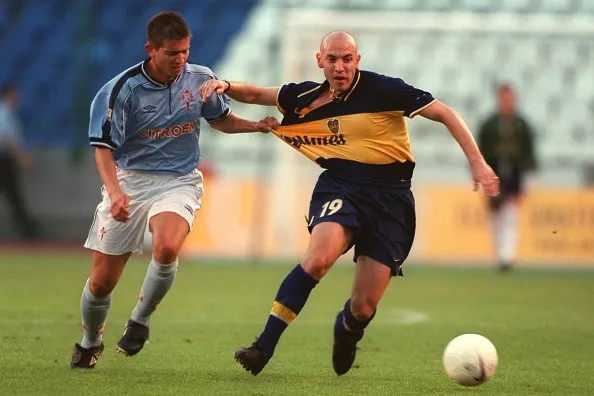 La Paglia en Boca, a la sombra de Riquelme y postergado por las lesiones.