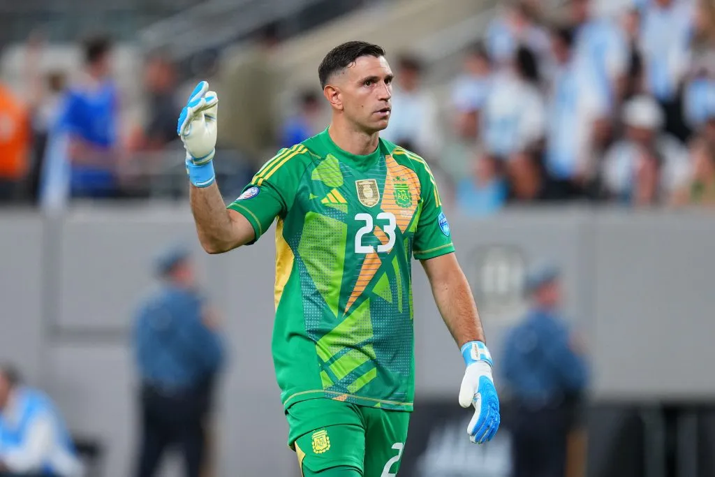 Emiliano Martínez, referente de la Albiceleste. (Foto: Getty)