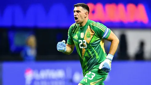 Dibu Martínez, una de las figuras de Argentina.