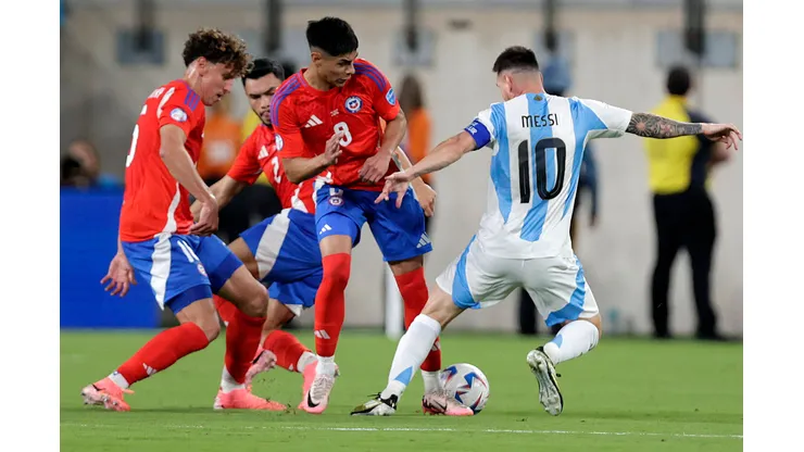 Argentina y Chile se enfrentaron en la Copa América con picos de rating inéditos para la competencia (IMAGO)
