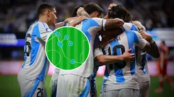 La impresionante secuencia de gol de Argentina ante Canadá.