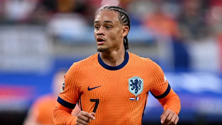 Xavi Simons, extremo de la selección de Países Bajos.