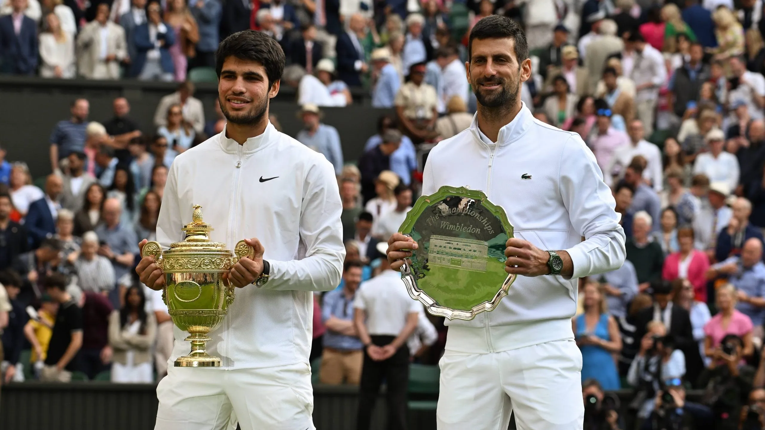 Alcaraz superó a Nole en la última final de Wimbledon. (Foto: IMAGO).