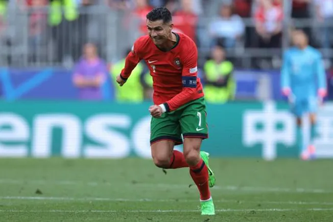 Cristiano Ronaldo marcó su nuevo récord de velocidad en una Eurocopa… con 39 años.