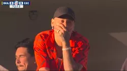 Neymar no pudo controlar su frustración ni ante las cámaras.