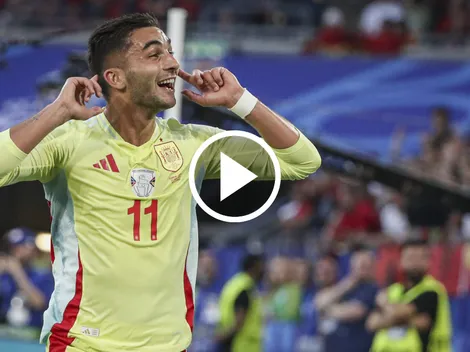 España venció a Albania con un golazo de Ferran Torres