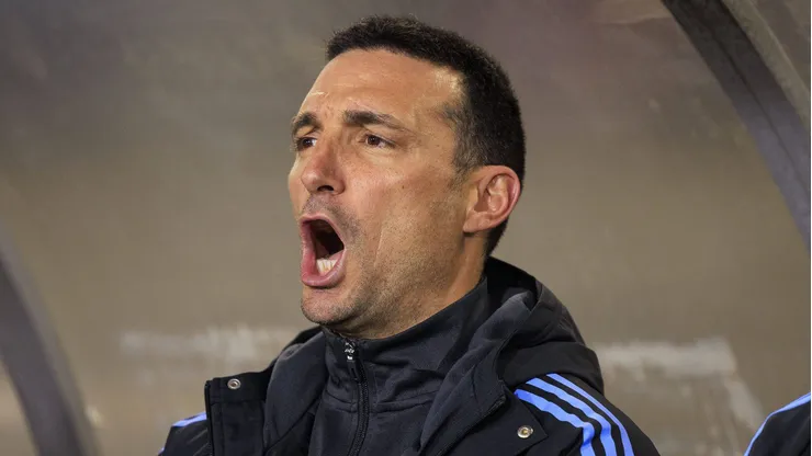 Scaloni, el entrenador de la albiceleste.